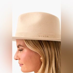 Anthropologie Wyeth “River” Wool Hat - NEW - one size - oatmeal cream ivory